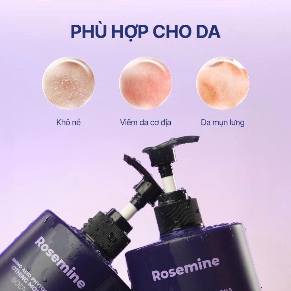 Sữa tắm Rosemine Body Wash dưỡng ẩm và làm sáng da 500ml | BigBuy360 - bigbuy360.vn