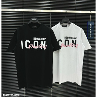 Áo Thun In DSQ2 Thêu Chữ Darling Siêu Đẹp - Áo Phông Nam Nữ DSQUARED2 Chất Cotton Thoáng Mát 662220