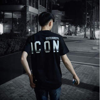 Áo Thun nam DSQ Icon Kẻ Sau Lưng Họa Tiết Hình In Nhiệt Cao Cấp Chất Liệu Cotton Co Dãn 2 Chiều Phù Hợp Cho Nam Hot 2025