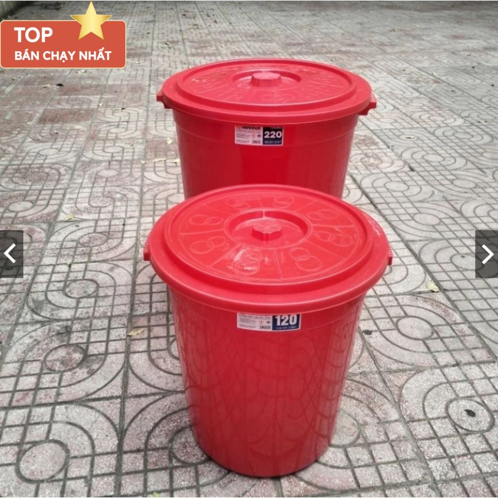 [hỏa tốc ]thùng NHỰA60L-220L CÓ  lắp NHỰA VIỆT NHẬT