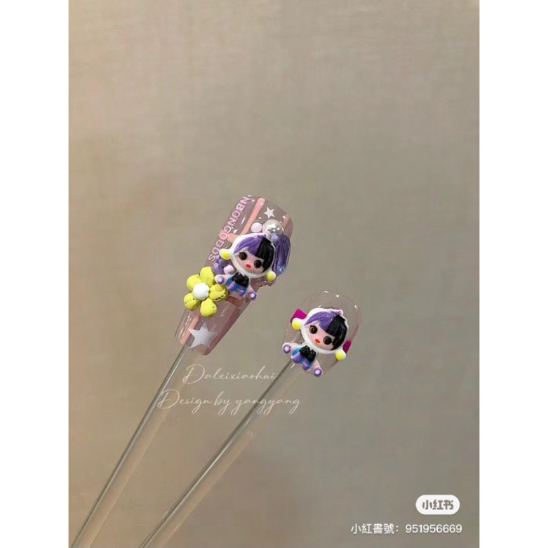 Set charm skull panda