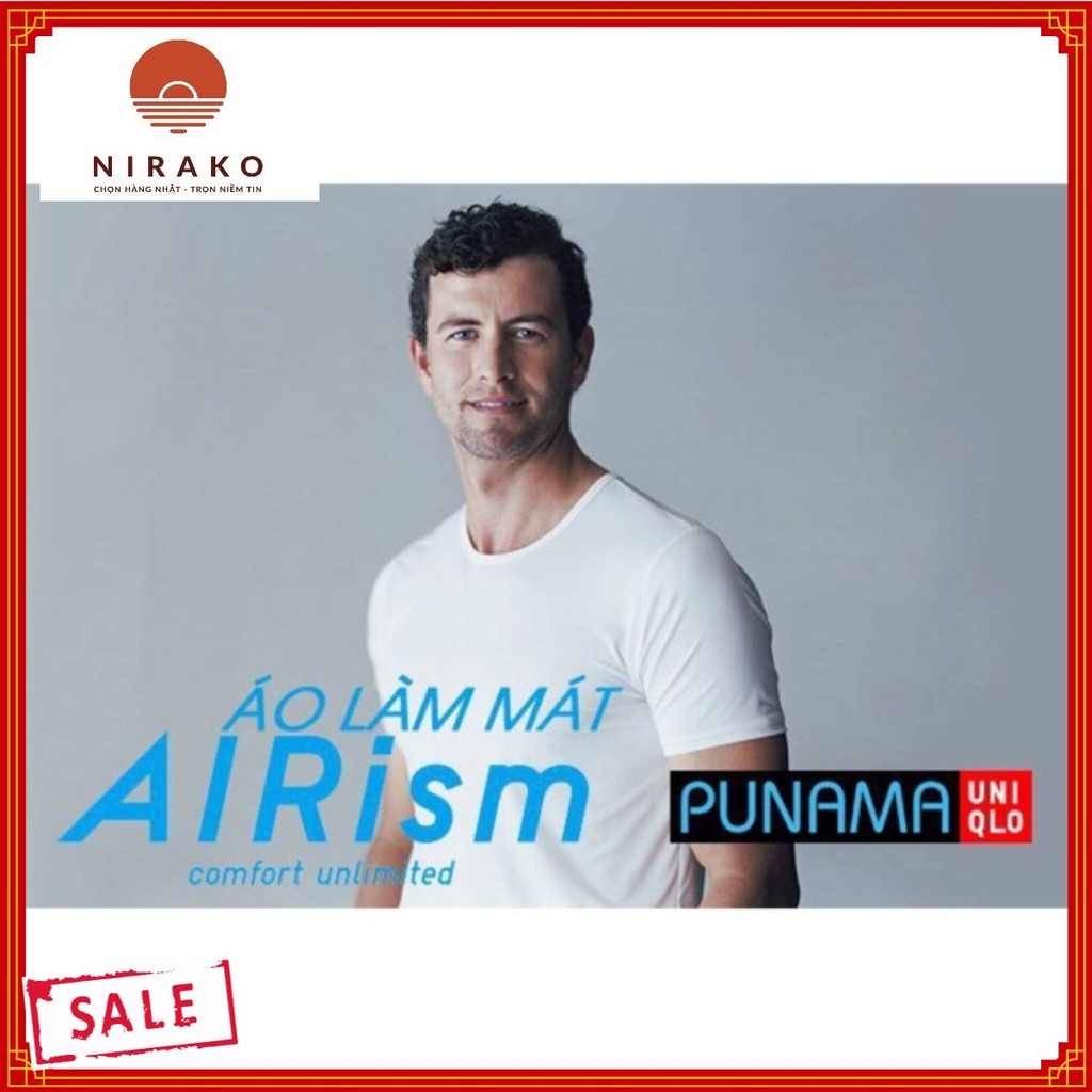 Áo làm mát nam AIRism Uniqlo Nhật Bản- 100% authentic