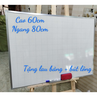 Bảng bút lông trắng 60 x 80 tặng 1 bút lông nhật