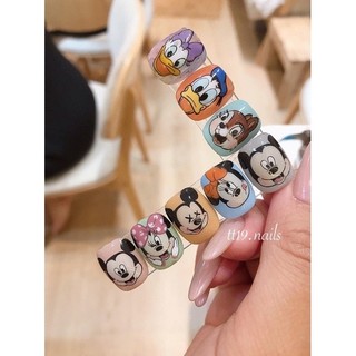 Móng mẫu vuông vẽ mẫu nail