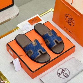 Dép IZMIR VEAU SANDALE HM NEWSS2025 Quai Thổ Cẩm Xanh