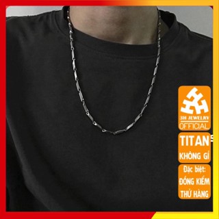 Dây chuyền nam vòng cổ Xích Trơn Thời Trang Basic nam nữ unisex Titan bạc đẹp không gỉ - Xích Trơn hỏa tiễn PTDCNA13