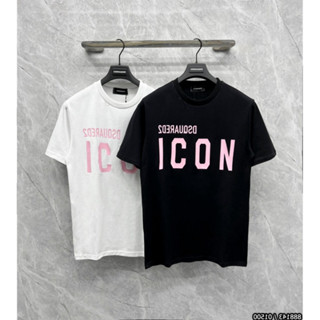 Áo Phông DSQ ICON Hồng Ngược Cực Chất Phối In Chữ Hồng Siêu Hót. Áo Thun Nam Nữ Dsuqared Icon Chữ Hồng