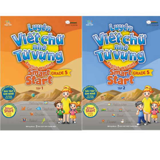 Sách - Combo Luyện viết chữ nhớ từ vựng – English Writing Smart Start Lớp 5 - SMG