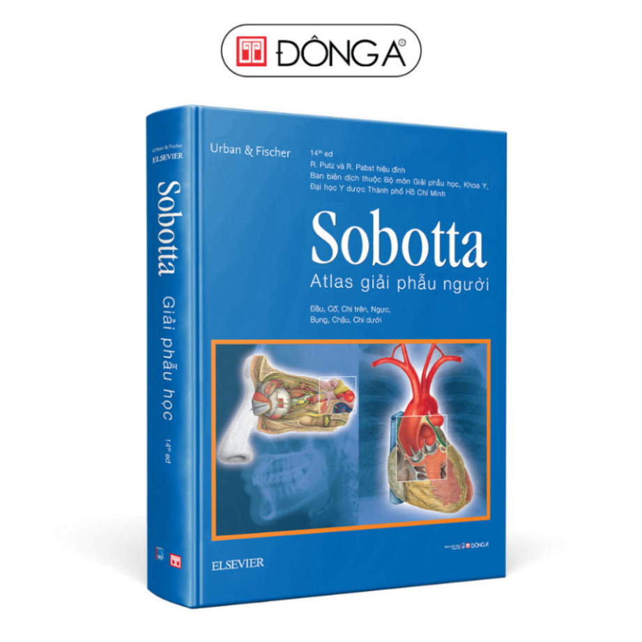 Sách - Sobotta Atlas Giải Phẫu Người - Bìa cứng - Đông A - SDA