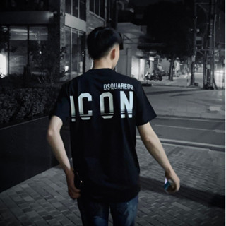 Áo Thun nam DSQ Icon Kẻ Sau Lưng Họa Tiết Hình In Nhiệt Cao Cấp Chất Liệu Cotton Co Dãn 2 Chiều Phù Hợp Cho Nam Hot 2025