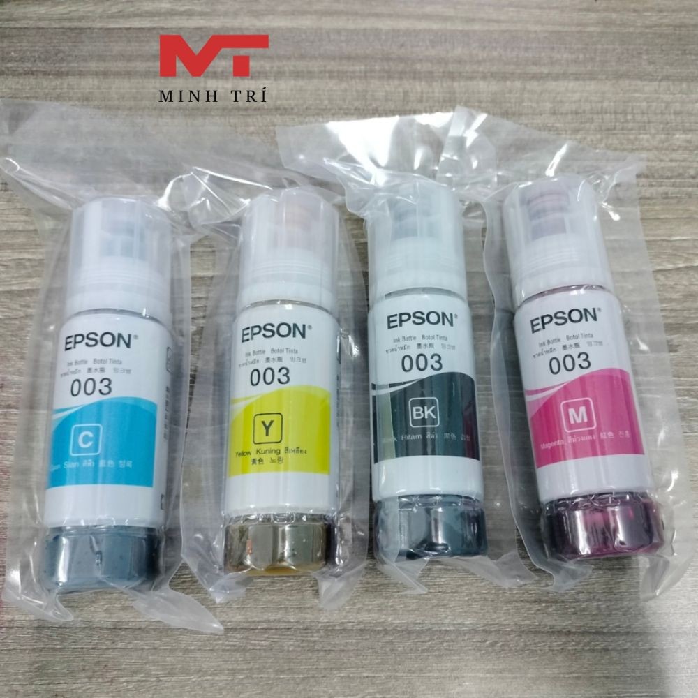 Mực nước Espon 003 không hộp chính hãng dùng cho máy Espon L3110, L4150, L3250