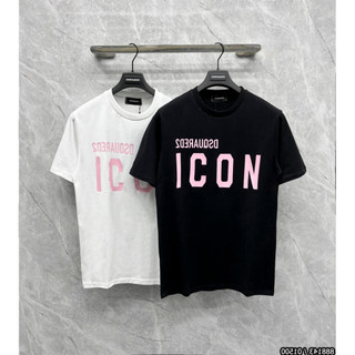  Áo Phông DSQ ICON Hồng Ngược Cực Chất Phối In Chữ Hồng Siêu Hót. Áo Thun Nam Nữ Dsuqared Icon Chữ Hồng 