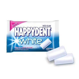 Kẹo cao su (gum) Happy Dent hương Bạc Hà mang đến một nụ cười tươi mới (Hộp 15 vỉ)