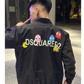 Áo Gió Nam DSQ AG 369 Chất Liệu Gió 2 Lớp Thời Trang Nam Màu Đen Kiểu Dáng Khoác Ngoài