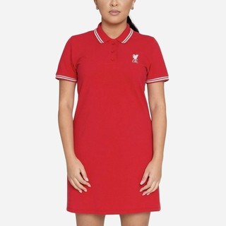 Đầm Nữ Lfc Có Cổ Phối Logo Thời Trang - Đỏ - A15627