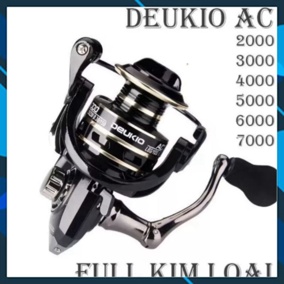 (Chính Hãng) Máy Câu Cá Giá Rẻ Deukio AC 2000 đến AC7000 , Máy Câu Cá Cao Cấp Máy Câu
