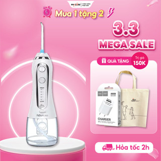 Máy Tăm Nước H2oFloss HF6P Lực tia nước mạnh, chống nước IPX7, Pin 2150mAh, Dung tích 300ml, Bảo hành 12 tháng