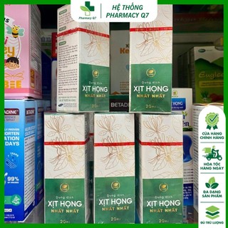 XỊT HỌNG NHẤT NHÂT CHAI MỚI CHÍNH HÃNG 20ML