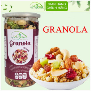  Granola Siêu Hạt 0% Yến Mạch Ngũ Cốc Siêu Hạt Ăn Kiêng Giả.m Câ.n Không Đường Mix 10 Loại Hạt 