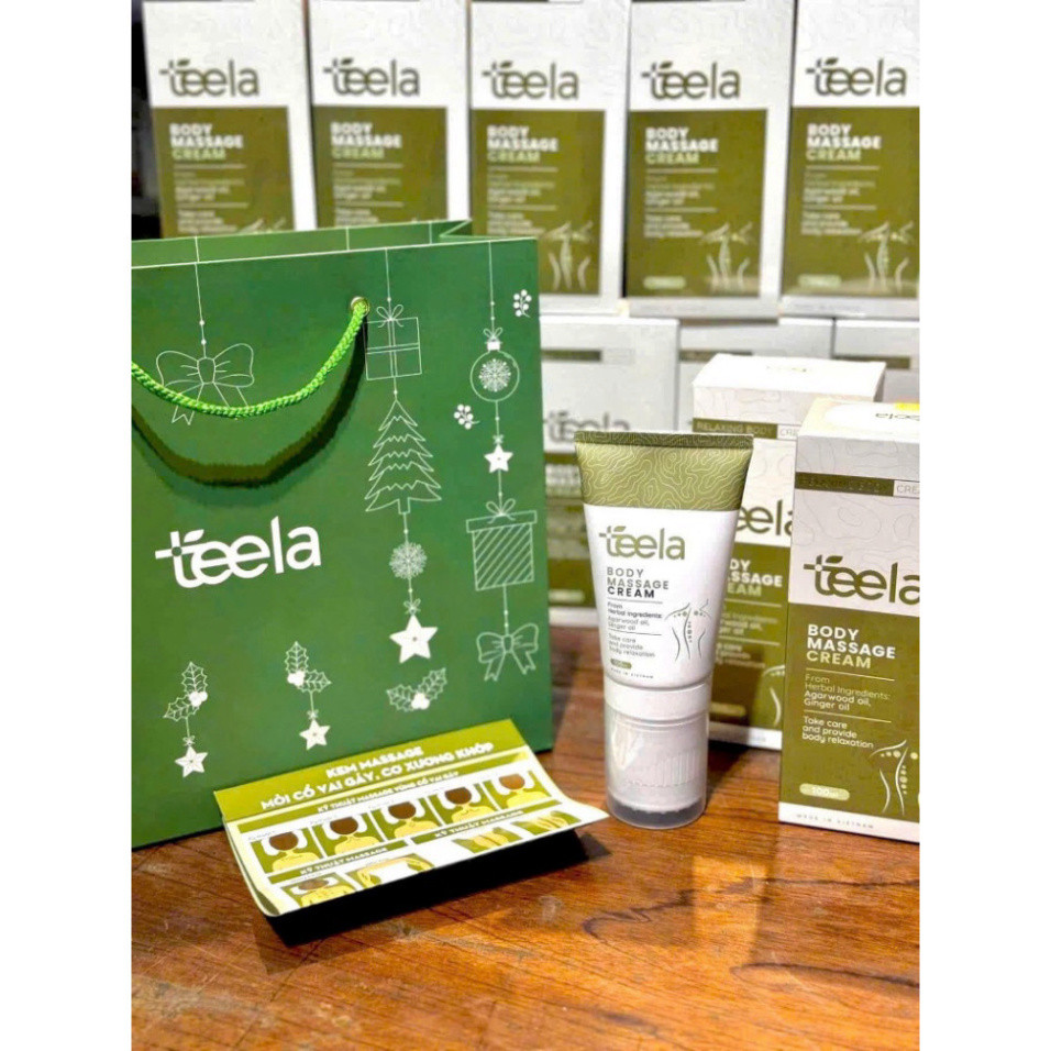 TEELA - Kem Massage Cơ Xương Khớp Chính Hãng, Kem Massage Đa Tầng Cơ Xương Khớp, Cổ Vai Gáy TEELA dung tích 100ML