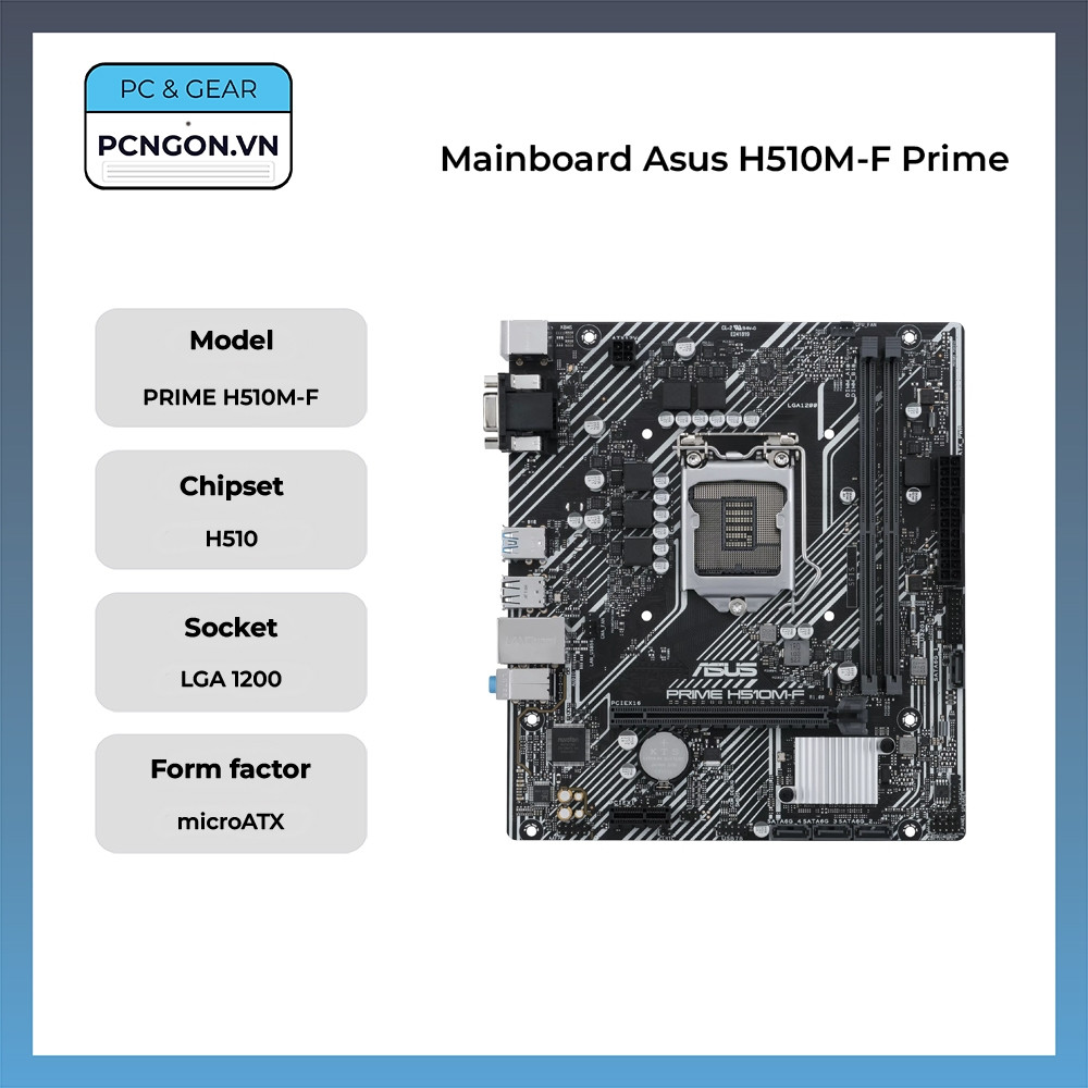 [PCNGON] Mainboard Asus H510M-F Prime
