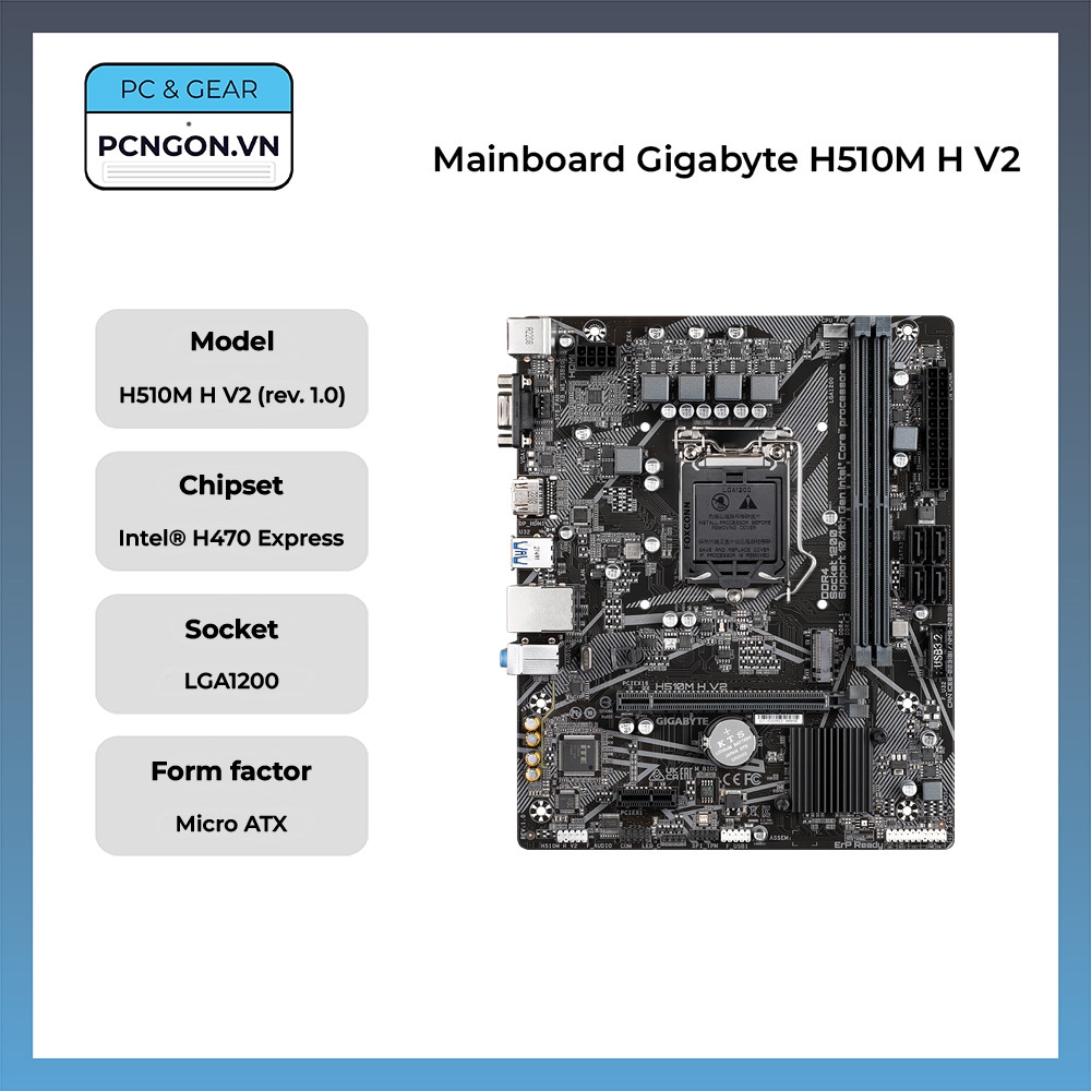 [PCNGON] Mainboard Gigabyte H510M H V2