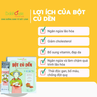 [COMBO 02 HỘP KÈM 01 BÌNH] Bột Củ Dền Dalahouse 60g