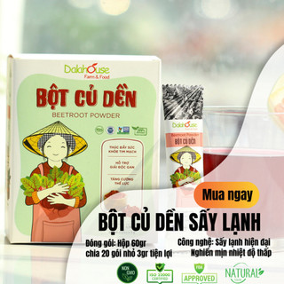 [COMBO 02 HỘP KÈM 01 BÌNH] Bột Củ Dền Dalahouse 60g