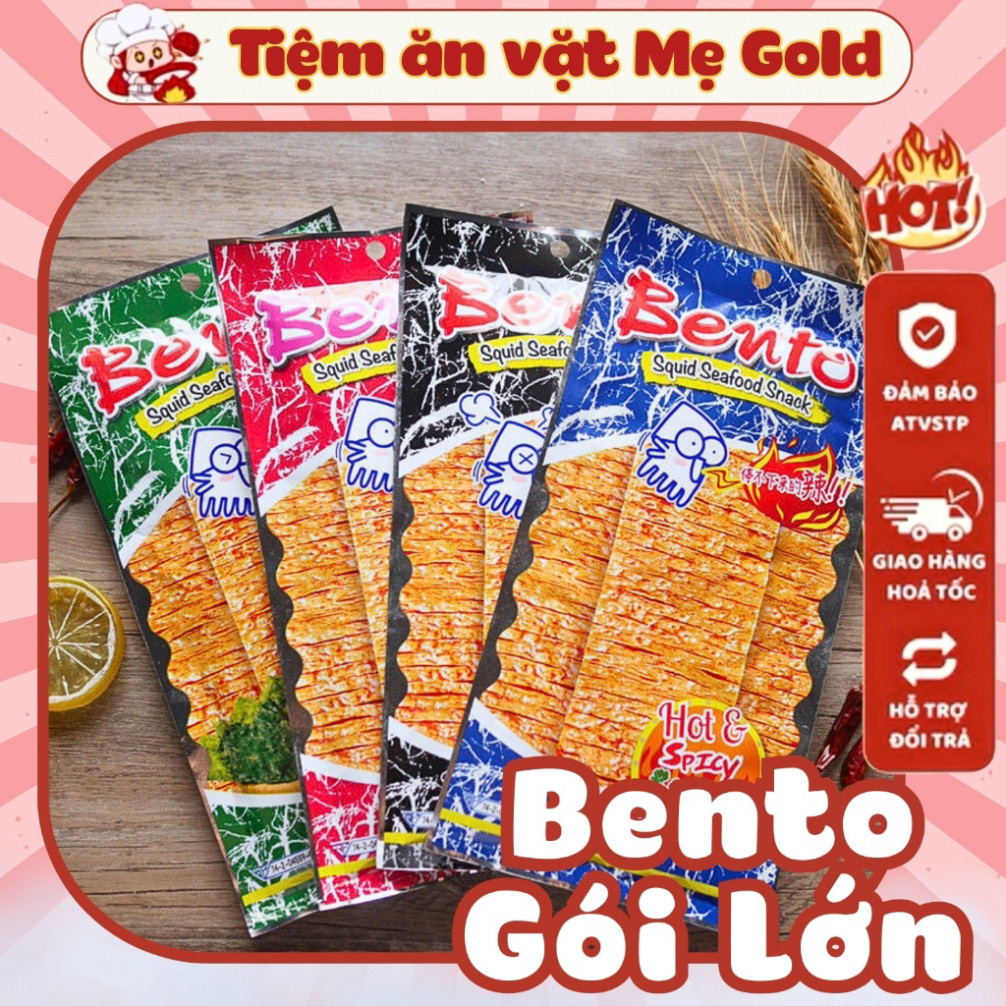 [SIÊU RẺ] Gói To Mực Bento Thái Lan Tẩm Vị Siêu Ngon Gói To 20G, Tiệm Ăn Vặt Mẹ Gold