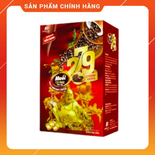 Cà phê muối hòa tan 279, cà phê hòa tan uống liền hộp 256g, 16 gói 16gram