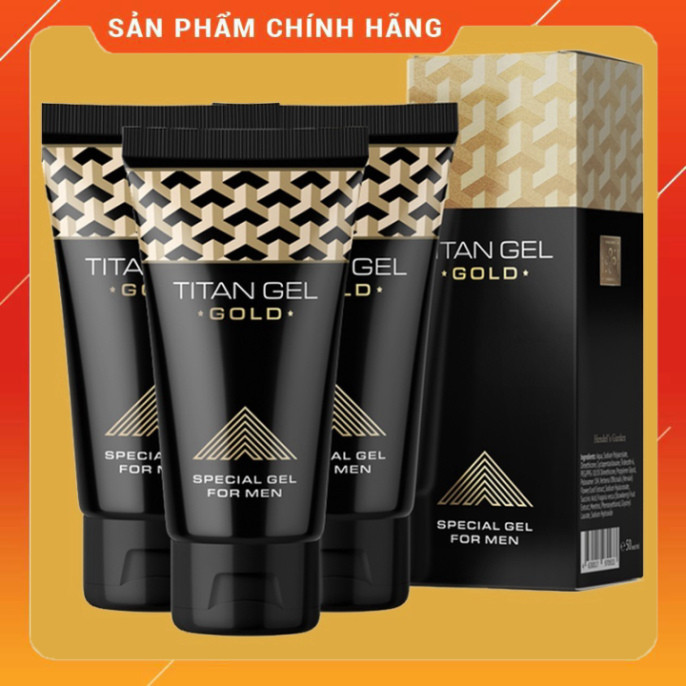 Gel titan - Gel tăng kích thước cậu nhỏ hàng chính hãng Nga 100% Bản gold nâng cấp (Tem 7 màu, có ch