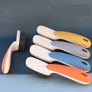Bàn chải chà giày mini vệ sinh tay cầm dài nhiều màu , đa năng