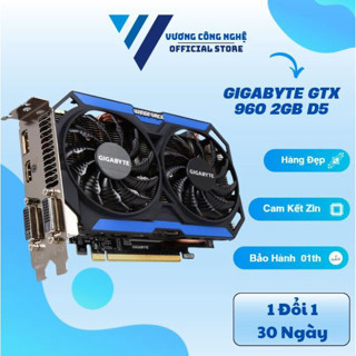  Card đồ hoạ MSI GeForce GTX 960 2GD5T 128 Bit - Mạnh hơn 1050 28% - Max seting LOL FF04 CSgo - Chiến mượt Gta 5 