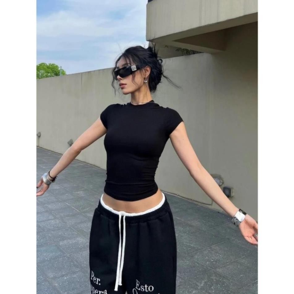 [ SLIM TEE] Áo thun Baby Tee DANEJI Siêu Ôm body, thun tăm lạnh chất co dãn Trendy | BigBuy360 - bigbuy360.vn
