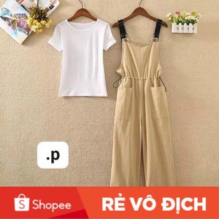 [ Mã FAMAYWA18 giảm 10K đơn 50K] Sét Quần Yếm Áo Thun