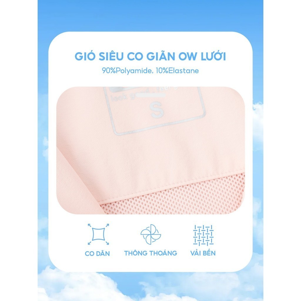   Áo khoác gió nữ 2 lớp YODY trượt nước siêu co giãn 4 chiều thoải mái vải mềm mại AKN7010 WCWC25F045 | BigBuy360 - bigbuy360.vn