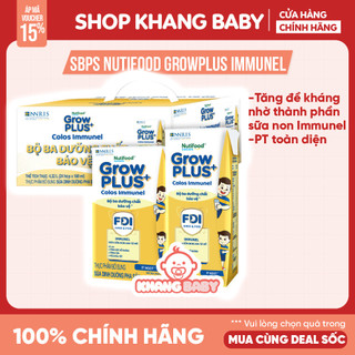 Thùng sữa pha sẵn Nutifood Colos Immunel tăng đề kháng (24 hộp) - Shop Khang Baby