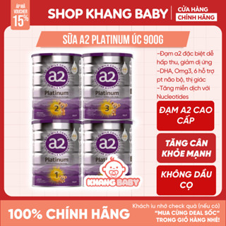  Sữa công thức A2 Platinum 900g đủ số 