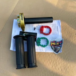 COMBO CÙM TĂNG TỐC DOMINO KÈM BAO TAY TBT XE ĐIỆN DÂY GA WAVE SIRIUS DREAM EXCITER WINNER