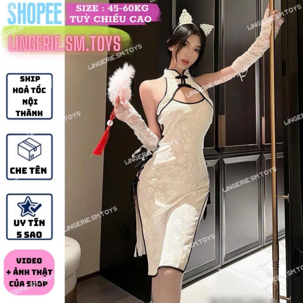 ME1534 SƯỜN XÁM ĐAN DÂY GỢI CẢM / COSPLAY CÔ GÁI TRUNG HOA / SƯỜN XÁM CÁCH TÂN SEXY Cosplay sexy gợi