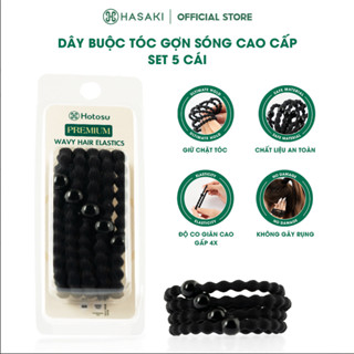 Dây Buộc Tóc Gợn Sóng Cao Cấp Hotosu (5 cái) Hasaki Sản Phẩm Chính Hãng