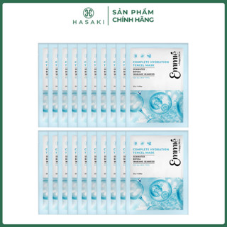 Combo 20 Mặt Nạ Emmié Cấp Ẩm Sâu, Dịu Da Từ Tảo Biển 23g Hasaki Sản Phẩm Chính Hãng