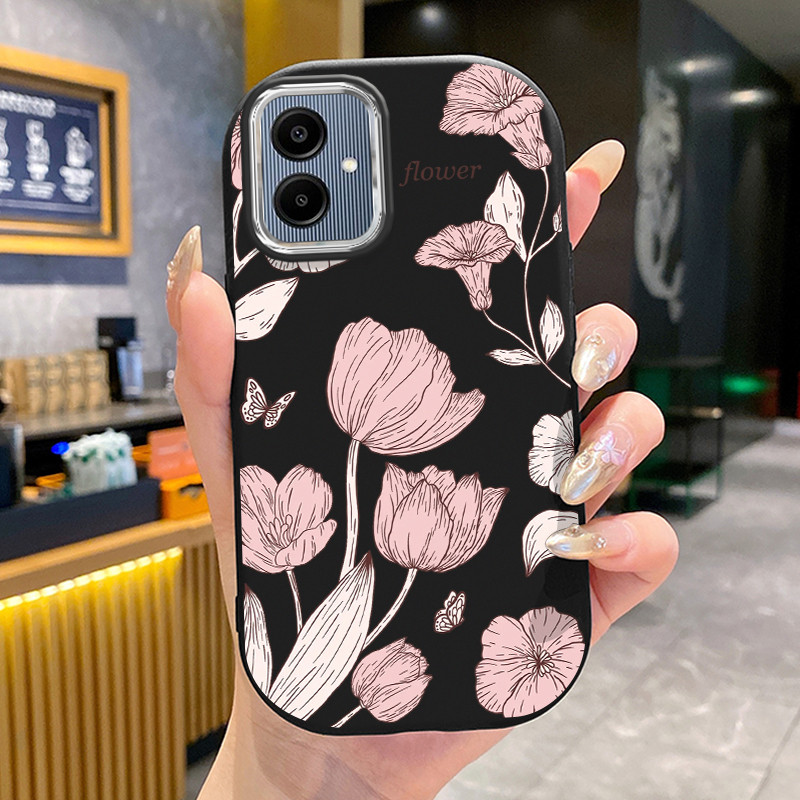 Ốp Lưng Samsung A06 4G A06 5G A05 F05 M05 A05s Case Hoạt hình hoa sơn