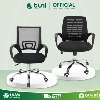 Ghế Công Thái Học, Ghế Văn Phòng, Ghế Làm Việc Chân Xoay, Chất Liệu Đệm Lưới Thoáng, Chịu Lực Tốt, Mẫu Mã Đẹp MK1001