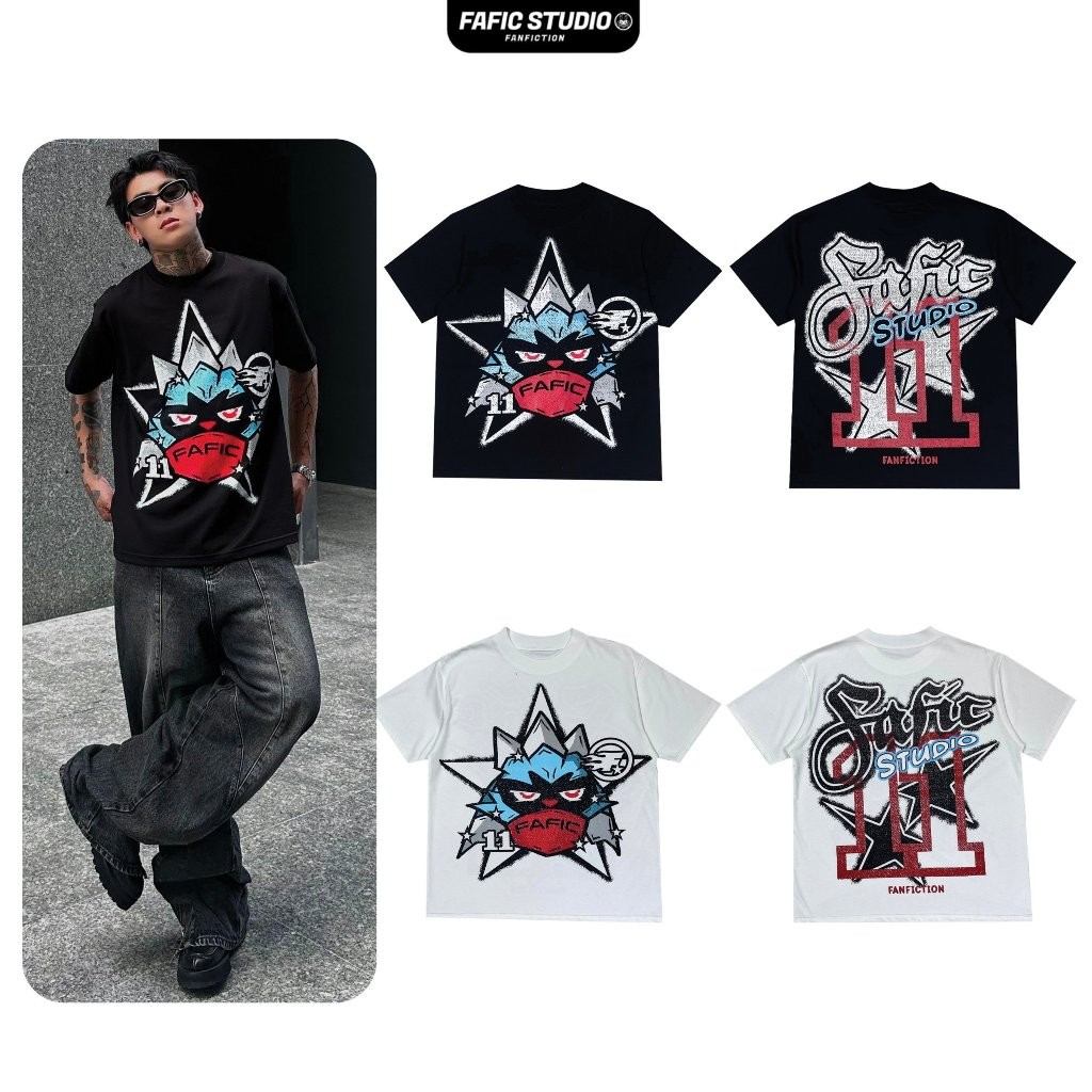 PikLT STUDIO Áo thun Face Mascot PikLT dáng BOXY tee áo thun local brand unisex  PikLT Studio