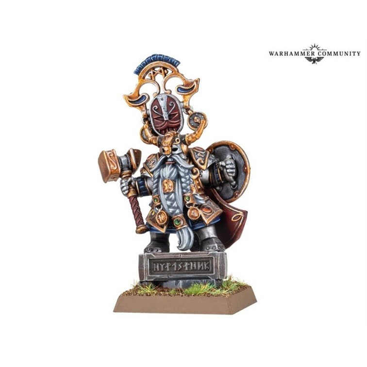 DWARFEN HOLDS: DWARF KING WITH OATHSTONE - Mô hình Warhammer