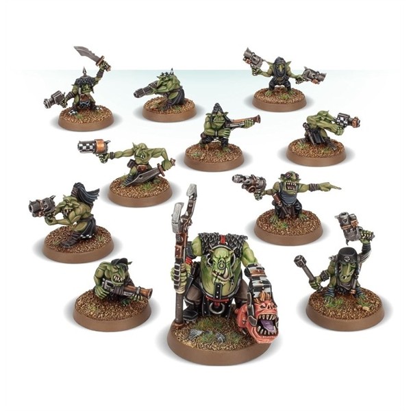ORKS: RUNTHERD AND GRETCHIN - Mô hình Warhammer