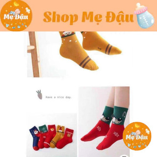 Set 10 Đôi Tất Noel Siêu Yêu Cho Bé (1 Đến 12 Tuổi)