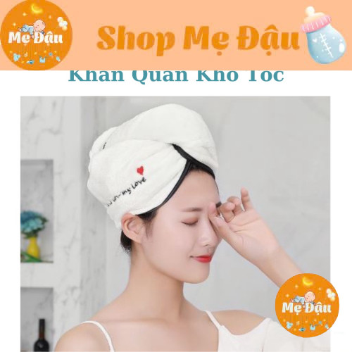 Khăn Quấn Khô Tóc Tiện Lợi