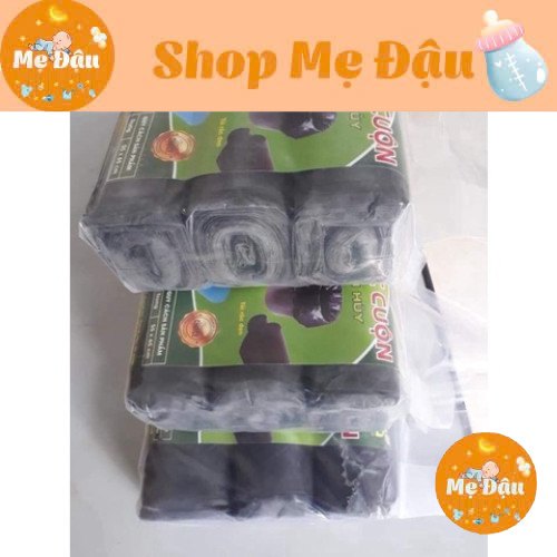 TÚI ĐỰNG RÁC TỰ PHÂN HUỶ ĐEN( Set 3 cuộn túi đựng rác)